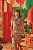 The Fei Yang Women Flutter Sleeves Cheongsam Dress - Ancestry