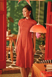 The Fei Yang Women Blossom Line Dress - Tangy