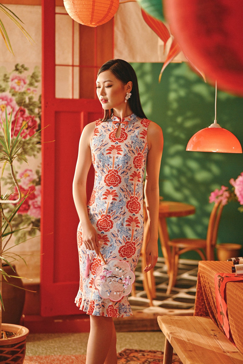 The Fei Yang Women Modern Sleeveless Cheongsam Dress - Dynasty