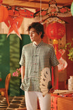 The Fei Yang Men Sleek Sleeve Oriental Shirt - Jade