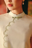 The Fei Yang Women Embroidered Cheongsam Top - Glam Baby Mint