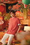 The Fei Yang Men Cord Knot Oriental Shirt - Fusion