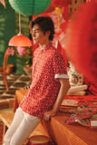 The Fei Yang Men Cord Knot Oriental Shirt - Fusion