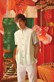 The Fei Yang Men Sleek Sleeve Oriental Shirt - Baby Mint