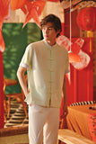 The Fei Yang Men Sleek Sleeve Oriental Shirt - Baby Mint