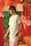 The Fei Yang Men Sleek Sleeve Oriental Shirt - Baby Mint