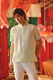 The Fei Yang Men Sleek Sleeve Oriental Shirt - Baby Mint