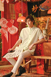 The Fei Yang Men Sleek Sleeve Oriental Shirt - Baby Mint