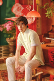 The Fei Yang Men Sleek Sleeve Oriental Shirt - Baby Mint