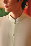 The Fei Yang Men Sleek Sleeve Oriental Shirt - Baby Mint