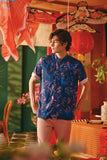 The Fei Yang Men Cord Knot Oriental Shirt - Dream