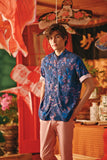 The Fei Yang Men Cord Knot Oriental Shirt - Dream