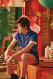 The Fei Yang Men Cord Knot Oriental Shirt - Dream