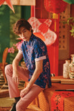 The Fei Yang Men Cord Knot Oriental Shirt - Dream