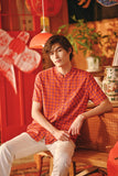 The Fei Yang Men Mandarin Shirt - Tangy