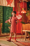 The Fei Yang Puff Sleeve Cheongsam Dress - Tangy