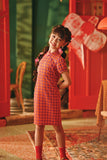 The Fei Yang Puff Sleeve Cheongsam Dress - Tangy