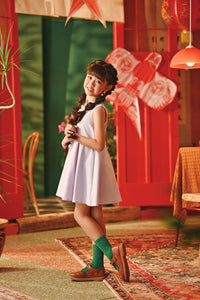 The Fei Yang Sleeveless A-Line Dress - Glam Baby Lavender