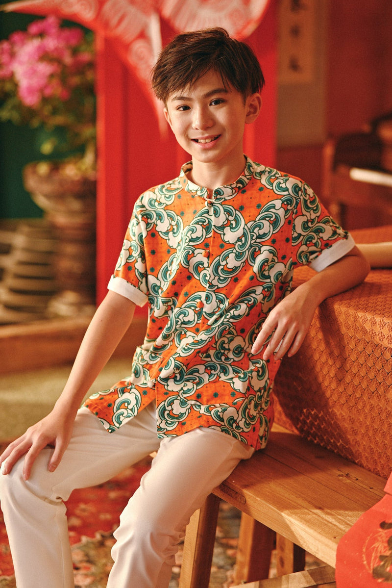 The Fei Yang Cord Knot Oriental Shirt - Ancestry