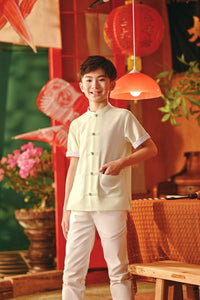 The Fei Yang Sleek Sleeve Oriental Shirt - Baby Mint