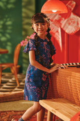 The Fei Yang Layered Sleeve Cheongsam Dress - Dream