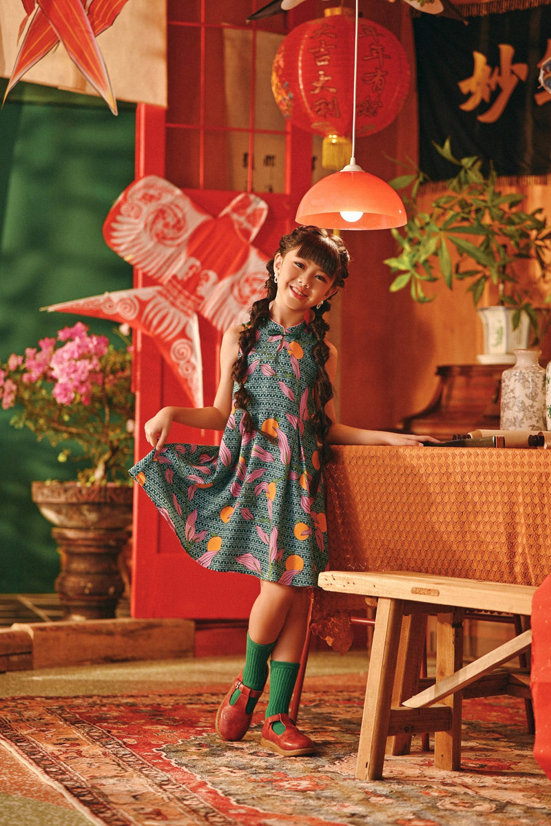 The Fei Yang Sleeveless A-Line Dress - Mandarin