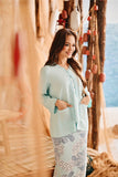 The Harbour Women Sandy Blouse - Tiffany Blue