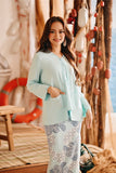 The Harbour Women Sandy Blouse - Tiffany Blue