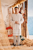 The Harbour Men Kurta - Light Grey