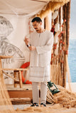 The Harbour Men Kurta - Light Grey