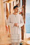 The Harbour Men Kurta - Light Grey