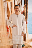 The Harbour Men Kurta - Light Grey