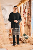 The Harbour Men Kurta - Black