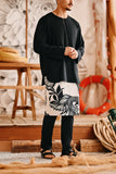 The Harbour Men Kurta - Black