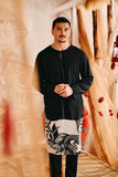 The Harbour Men Kurta - Black