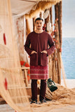 The Harbour Men Kurta - Mangosteen