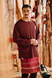 The Harbour Men Kurta - Mangosteen