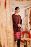 The Harbour Men Kurta - Mangosteen