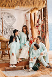 The Harbour Kurta - Tiffany Blue