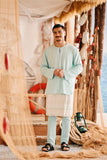 The Harbour Men Kurta - Tiffany Blue