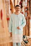 The Harbour Men Kurta - Tiffany Blue