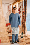 The Harbour Men Kurta - Blue West