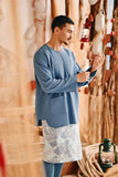 The Harbour Men Kurta - Blue West