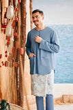 The Harbour Men Kurta - Blue West