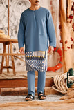 The Harbour Men Kurta - Blue West