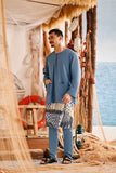 The Harbour Men Kurta - Blue West