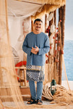 The Harbour Men Kurta - Blue West