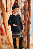 The Harbour Kurta - Black