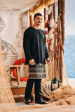 The Harbour Men Kurta - Black