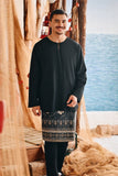 The Harbour Men Kurta - Black